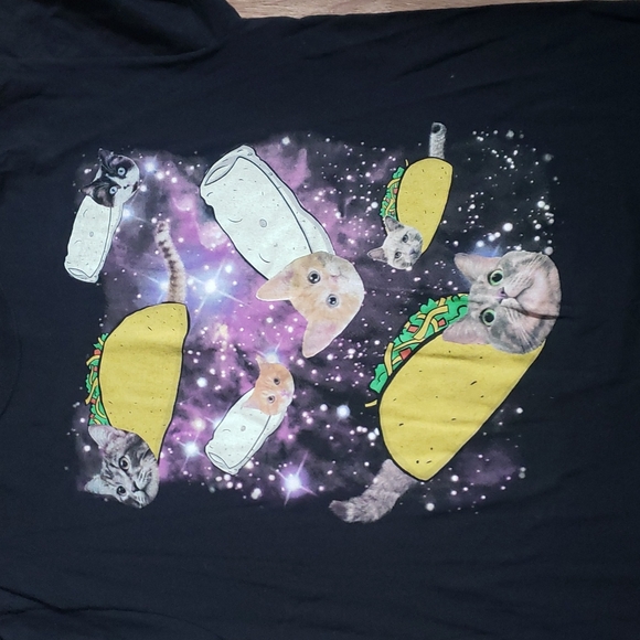 Taco& Burrito cat Tshirt - Picture 2 of 3